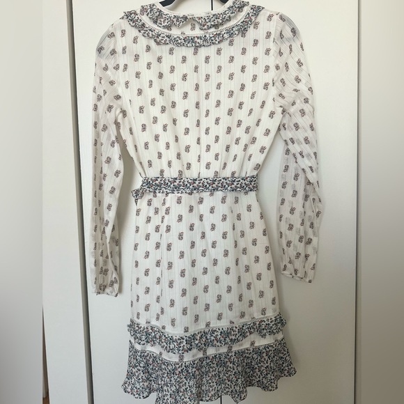 Veronica Beard floral mini dress gauze - Picture 6 of 6